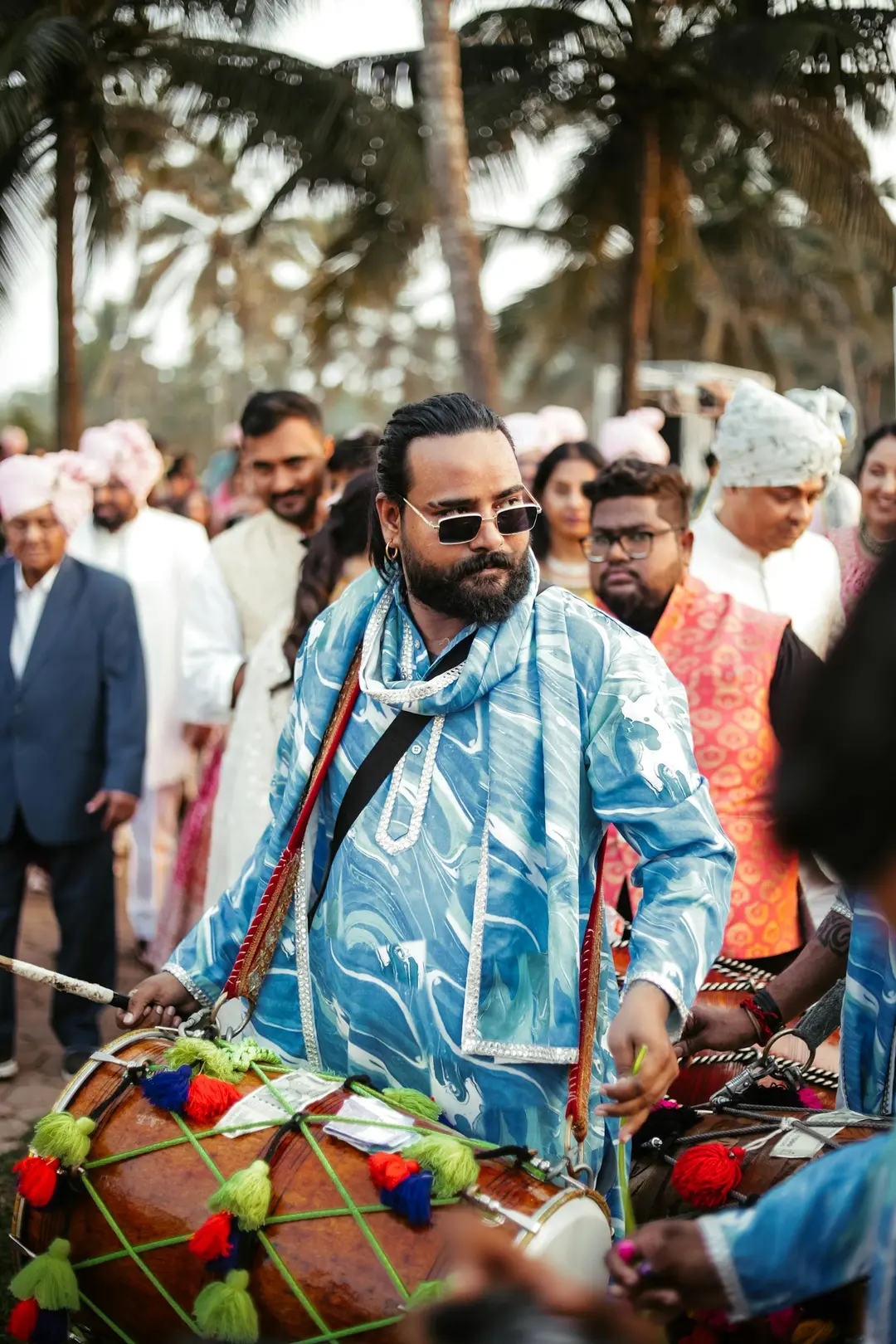 Live Dhol Entry event showcase
